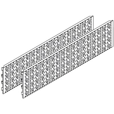 Metalowy panel perforowany ELEMENT SYSTEM, 2 szt. Metalowy panel perforowany ELEMENT SYSTEM, 2 szt.