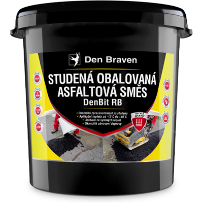 B2B Partner Zimna mieszanka asfaltowa DenBit RB, 25 kg, czarna B2B Partner Zimna mieszanka asfaltowa DenBit RB, 25 kg, czarna
