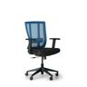 B2B Partner Krzesło biurowe MET, czarny/niebieski