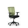B2B Partner Krzesło biurowe MET, czarny/zielony