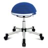 Topstar Krzesło dla zdrowych pleców HALF BALL, krzyż metalowy, niebieska