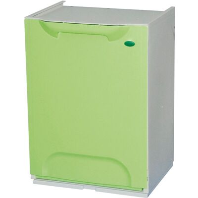 ArtPlast Plastikowy kosz na śmieci segregowane, 20 L, zielony ArtPlast Plastikowy kosz na śmieci segregowane, 20 L, zielony
