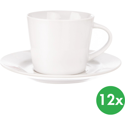 B2B Partner Mona Białe Porcelanowe Zestawy Kawowe - 0,18L B2B Partner Mona Białe Porcelanowe Zestawy Kawowe - 0,18L