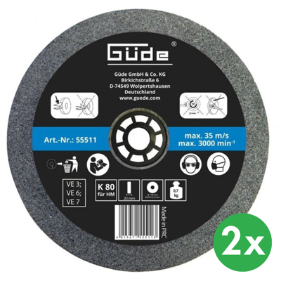 Güde Model G55223 G80 Szlifierka - Metalowa wykończenie Güde Model G55223 G80 Szlifierka - Metalowa wykończenie