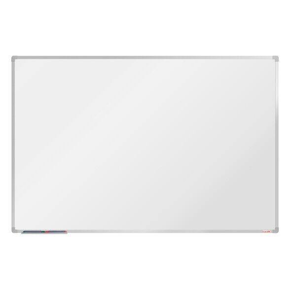 boardOK Biała magnetyczna tablica boardok, 180 x 120 cm, eloksowana rama