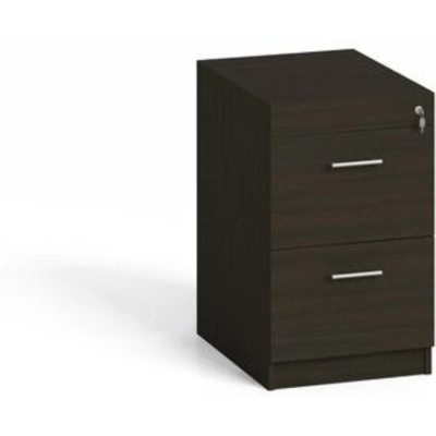B2B Partner Wenge drewniany szafka z 2 szufladami B2B Partner Wenge drewniany szafka z 2 szufladami