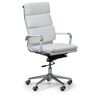 B2B Partner Krzesło biurowe KIT, skóra, biały