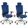 B2B Partner Krzesło biurowe NED F 1+1 GRATIS, niebieski