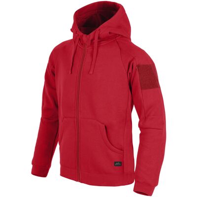 HELIKON-TEX BLUZA HELIKON URBAN TACTICAL HOODIE LITE FULLZIP - Czerwony (HE.BL-ULF-CB-25.H) HELIKON-TEX BLUZA HELIKON URBAN TACTICAL HOODIE LITE FULLZIP - Czerwony (HE.BL-ULF-CB-25.H)