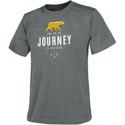HELIKON-TEX T-Shirt HELIKON (Journey to Perfection) - Cotton - Shadow Grey - S/Regular (TS-JTP-CO-35-B03) HELIKON-TEX T-Shirt HELIKON (Journey to Perfection) - Cotton - Shadow Grey - S/Regular (TS-JTP-CO-35-B03)