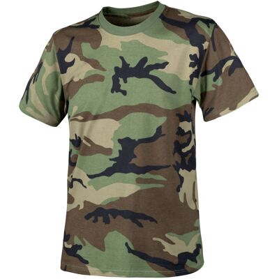 HELIKON-TEX T-Shirt Helikon Bawełna - US Woodland (TS-TSH-CO-03) HELIKON-TEX T-Shirt Helikon Bawełna - US Woodland (TS-TSH-CO-03)