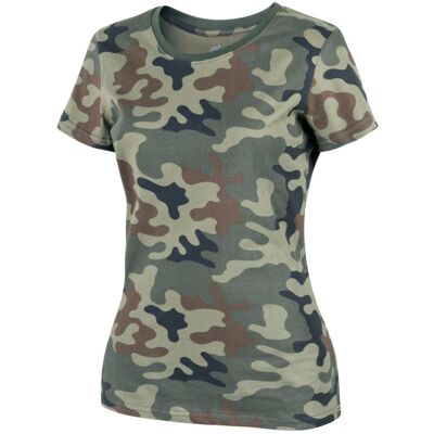 HELIKON-TEX T-Shirt Helikon DAMSKI Bawełna PL Woodland (TS-TSW-CO-04) HELIKON-TEX T-Shirt Helikon DAMSKI Bawełna PL Woodland (TS-TSW-CO-04)