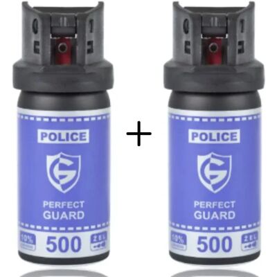 2x Gaz pieprzowy Police Perfect Guard 500 - 40 ml. żel (PG.500) 2x Gaz pieprzowy Police Perfect Guard 500 - 40 ml. żel (PG.500)