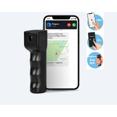 Gaz pieprzowy Plegium Smart Mini Black +GPS+SMS+TEL (SPSM-P-S-POL-BL-E) Gaz pieprzowy Plegium Smart Mini Black +GPS+SMS+TEL (SPSM-P-S-POL-BL-E)