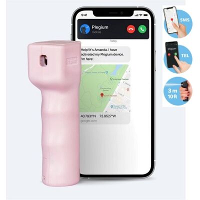 Gaz pieprzowy Plegium Smart Mini Pink +GPS+SMS+TEL (SPSM-P-S-POL-PI-E) Gaz pieprzowy Plegium Smart Mini Pink +GPS+SMS+TEL (SPSM-P-S-POL-PI-E)