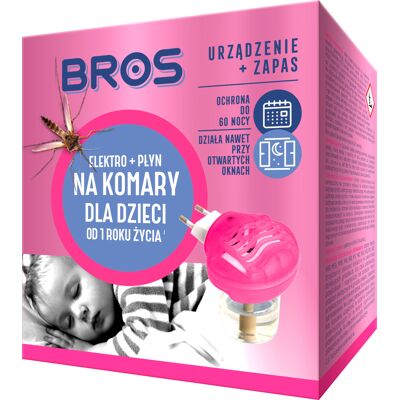 Elektro + płyn Bros na komary dla dzieci (453) Elektro + płyn Bros na komary dla dzieci (453)