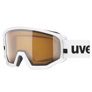 Uvex Gogle narciarskie ATHLETIC P 1030 white mat/polavision brown