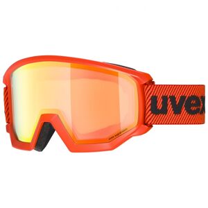 Uvex Gogle narciarskie ATHLETIC FM fierce red mat DL/orange-orange S2