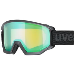 Uvex Gogle narciarskie ATHLETIC FM 2330 black mat DL/green-LGL S2