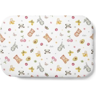 Waldin bambusowa poduszka dziecięca 60x40 Candy Cute White Waldin bambusowa poduszka dziecięca 60x40 Candy Cute White