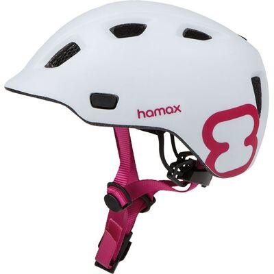 Hamax Thundercap - Lekki miejski i szosowy kask - Biały/Różowy Hamax Thundercap - Lekki miejski i szosowy kask - Biały/Różowy