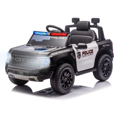 Milly Mally Ford Ranger Police pojazd na akumulator Black Milly Mally Ford Ranger Police pojazd na akumulator Black