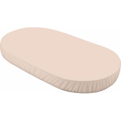 Waldin owalne prześcieradło z bawełny organicznej do łóżeczka 7w1 123x73cm Champagne (duże łóżeczko) Waldin owalne prześcieradło z bawełny organicznej do łóżeczka 7w1 123x73cm Champagne (duże łóżeczko)