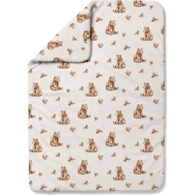 Waldin bambusowa kołdra dziecięca 120x90 Niedźwiadki Light Beige Waldin bambusowa kołdra dziecięca 120x90 Niedźwiadki Light Beige