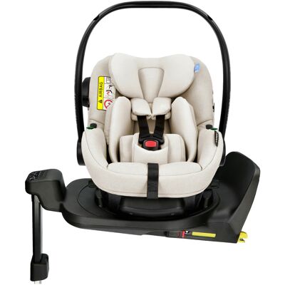 Avionaut Pixel PRO 2.0 C z bazą IQ Orbit - lekki, obrotowy fotelik samochodowy dla niemowląt (40 - 86 cm 0 - 13 kg 0 - 15 miesięcy) (Beige) Avionaut Pixel PRO 2.0 C z bazą IQ Orbit - lekki, obrotowy fotelik samochodowy dla niemowląt (40 - 86 cm 0 - 13 kg 0 - 15 miesięcy) (Beige)