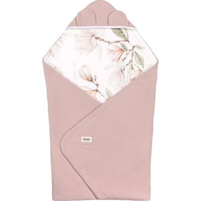 Lionelo Travel Swaddle Blanket otulacz do fotelika (Beige Magnolia) Lionelo Travel Swaddle Blanket otulacz do fotelika (Beige Magnolia)