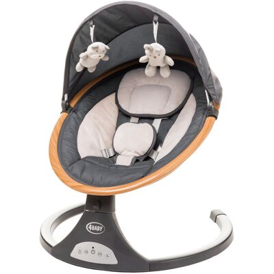 4Baby Rock and Relax XXIV huśtawka Grey 4Baby Rock and Relax XXIV huśtawka Grey