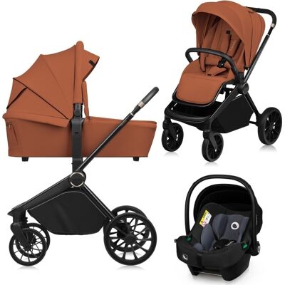 Wózek 3w1 LIONELO Mika Plus - Wszystkie tereny, 40-87cm Wózek 3w1 LIONELO Mika Plus - Wszystkie tereny, 40-87cm
