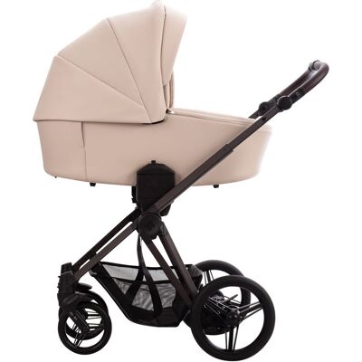 Bebetto Nuvio Pro - wózek 2w1 głęboko-spacerowy (02, Brown) Bebetto Nuvio Pro - wózek 2w1 głęboko-spacerowy (02, Brown)