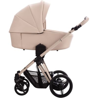 Bebetto Nuvio Pro - wózek 2w1 głęboko-spacerowy (02, Cream) Bebetto Nuvio Pro - wózek 2w1 głęboko-spacerowy (02, Cream)