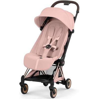 Cybex Coya Style - kompaktowy wózek spacerowy do samolotu (Peach Pink, Rosegold) Cybex Coya Style - kompaktowy wózek spacerowy do samolotu (Peach Pink, Rosegold)