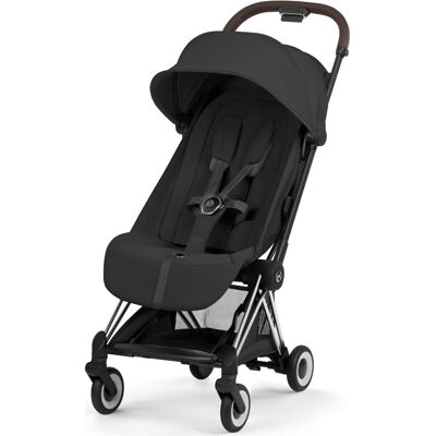 Cybex Coya Style - kompaktowy wózek spacerowy do samolotu (Sepia Black, Silver) Cybex Coya Style - kompaktowy wózek spacerowy do samolotu (Sepia Black, Silver)