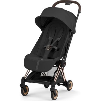Cybex Coya Style - kompaktowy wózek spacerowy do samolotu (Sepia Black, Rosegold) Cybex Coya Style - kompaktowy wózek spacerowy do samolotu (Sepia Black, Rosegold)