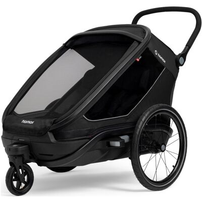 Hamax Outback Next przyczepka rowerowa podwójna (Black) Hamax Outback Next przyczepka rowerowa podwójna (Black)