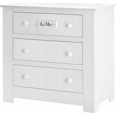 Pinio Marsylia MDF komoda 3-szufladowa Pinio Marsylia MDF komoda 3-szufladowa
