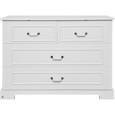 Bellamy Ines komoda 4 szuflady Elegant White Bellamy Ines komoda 4 szuflady Elegant White