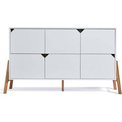 Bellamy Lotta komoda 6-szuflad Snow Bellamy Lotta komoda 6-szuflad Snow