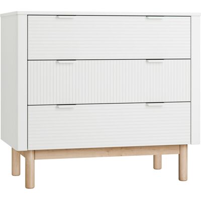 Pinio Miloo komoda 3-szufladowa Biały Pinio Miloo komoda 3-szufladowa Biały