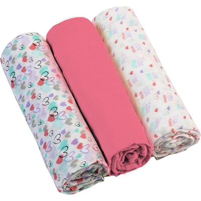Zestaw Pieluch Muślinowych BabyOno - 3 Miękkie Materiałowe - 70x70cm Zestaw Pieluch Muślinowych BabyOno - 3 Miękkie Materiałowe - 70x70cm