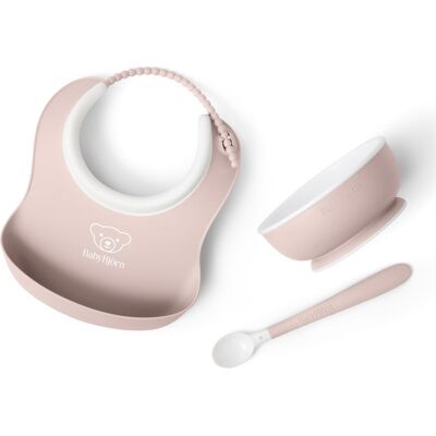 BabyBjorn zestaw do karmienia 3 szt. Powder Pink BabyBjorn zestaw do karmienia 3 szt. Powder Pink