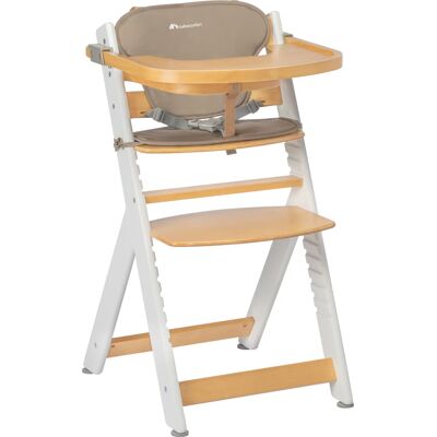 Bébe Confort Bebe Confort krzesełko Timba z poduszką White Legs/Beige Bébe Confort Bebe Confort krzesełko Timba z poduszką White Legs/Beige