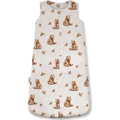 Waldin bambusowy śpiworek dla niemowlaka 1.5 tog 6-18 m. Niedźwiadki Beige Waldin bambusowy śpiworek dla niemowlaka 1.5 tog 6-18 m. Niedźwiadki Beige