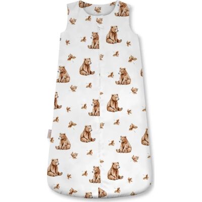 Waldin bambusowy śpiworek dla niemowlaka 1.5 tog 6-18 m. Niedźwiadki White Waldin bambusowy śpiworek dla niemowlaka 1.5 tog 6-18 m. Niedźwiadki White