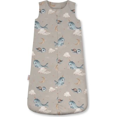 Waldin bambusowy śpiworek dla niemowlaka 1.5 tog 6-18 m. Wieloryby Dark Beige Waldin bambusowy śpiworek dla niemowlaka 1.5 tog 6-18 m. Wieloryby Dark Beige