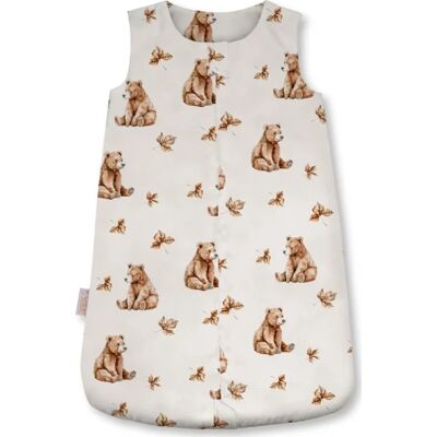 Waldin bambusowy śpiworek dla niemowlaka 2.5 tog 0-6 m. Niedźwiadki Beige Waldin bambusowy śpiworek dla niemowlaka 2.5 tog 0-6 m. Niedźwiadki Beige