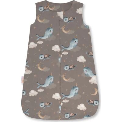 Waldin bambusowy śpiworek dla niemowlaka 2.5 tog 0-6 m. Wieloryby Brown Waldin bambusowy śpiworek dla niemowlaka 2.5 tog 0-6 m. Wieloryby Brown